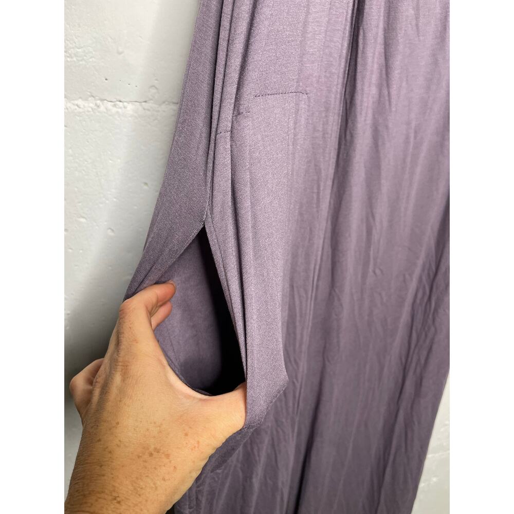 NEW Free People Beach Sunday Stroll One-Shoulder Jumpsuit Size Small Purple - Picture 4 of 8